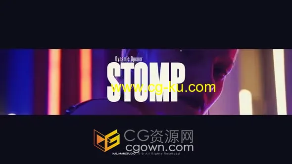 AE模板-创意商业宣传短片动态跺脚节奏时尚活动预告片的图片1