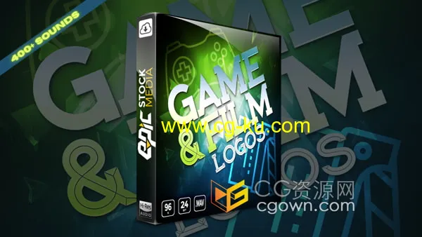 400个电影或游戏标志动画转场音效素材Game & Film Logo Transitions的图片1