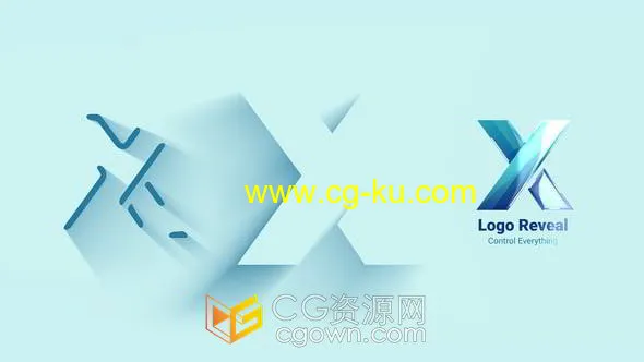 干净明亮现代企业时尚商务LOGO标志展示AE模板的图片1