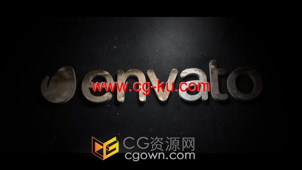 神秘大气影视史诗金属立体质感标志LOGO动画PR模板的图片1