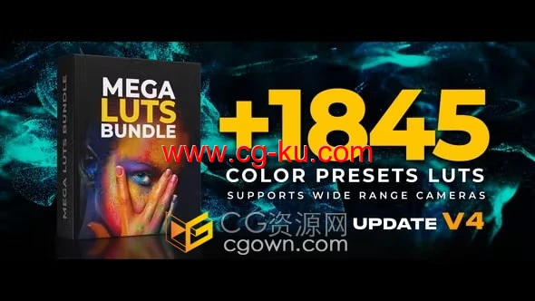 1845+Mega LUTs色彩校正颜色分级调色预设cube文件下载的图片1