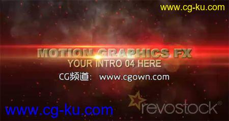 文本标题特效RevoStock Slam Trailer Intro FX v3 AE模板的图片1