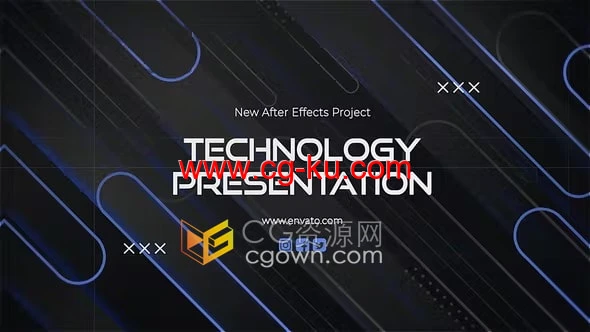 高科技企业介绍技术服务产品展示AE视频模板的图片1