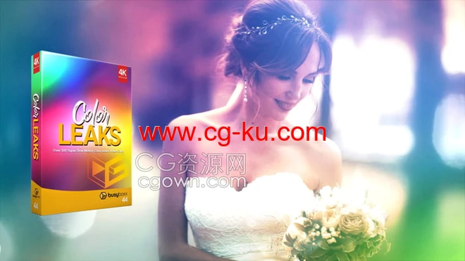 4K视频素材103个彩色泄漏光效动画为画面增加质感V44 Color Leaks的图片2