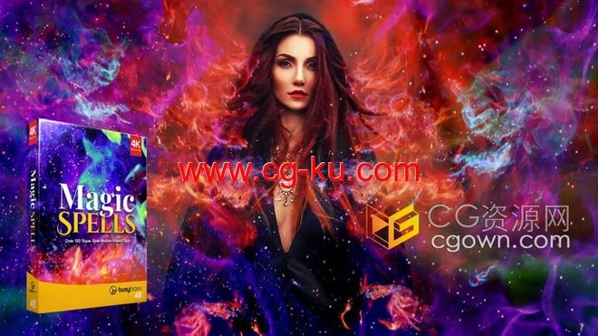 4K视频素材153个烟雾火焰魔法粒子特效合成动画资源V48 Magic Spells的图片2