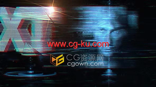 Hi Tech Digital Logo高科技数字视频片头动画AE模板的图片1