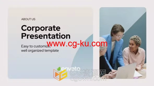 通用型商务公司业务介绍会议演示企业宣传片AE模板的图片1