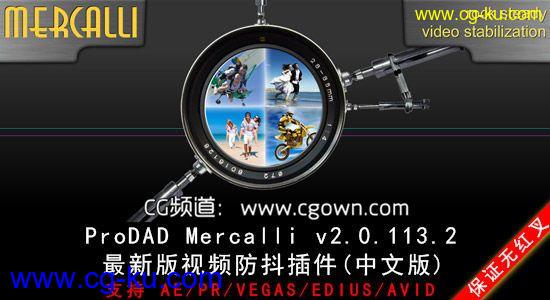 AE Pr 视频防抖插件 ProDAD Mercalli v2.0.113.2（多软件支持）32/64位的图片1