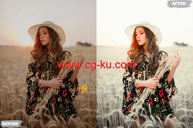 7组照片调色明亮效果Lightroom预设包括DNG/XMP格式的图片2