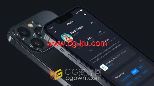 2022款APP应用模型手机介绍推广视频动画制作AE模板下载的图片1