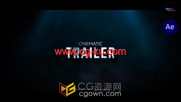 Cinematic Trailer Title AE模板电影预告片制作工程的图片1