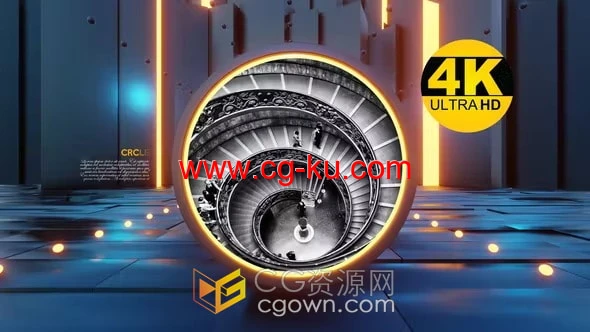 艺术设计建筑公司广告宣传演示视频动画制作AE模板的图片1