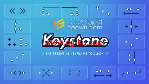 Keystone v1.1.0 AE脚本动画关键帧编辑工具箱的图片1