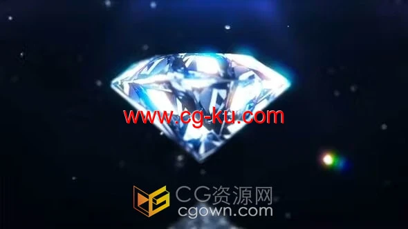 辉煌水晶钻石3D动画演绎LOGO视频片头4K分辨率AE模板的图片1