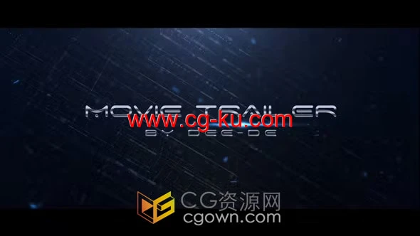 史诗冒险电影大片标题英雄游戏预告片PR模板制作的图片1