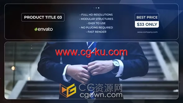 PR模板-简单大气干净商务风办公室环境展示企业宣传视频的图片1