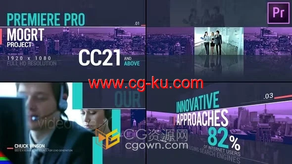 企业幻灯片PR模板2022年公司宣传视频动画介绍的图片1