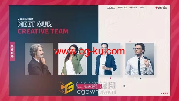 数字营销机构商务宣传介绍推广视频动画AE模板下载的图片1