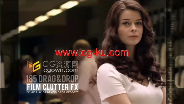 Film Clutter 4K分辨率视频素材185种电影胶片杂波杂乱叠加视觉效果的图片1