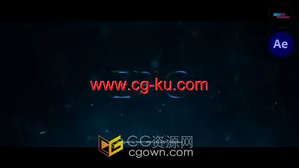 AE模板-史诗电影预告片金属标题粒子动画Epic Cinematic Trailer的图片1