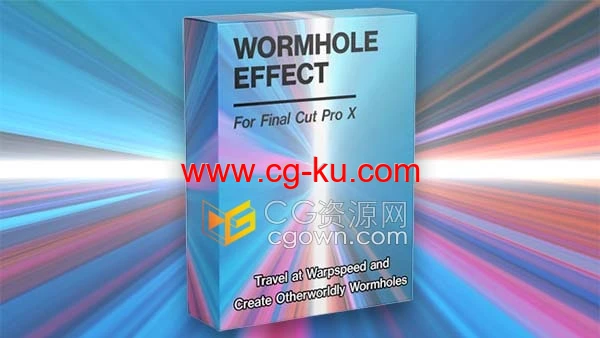 虫洞效果FCPX插件制作速度加速穿越特效Wormhole Effect的图片1