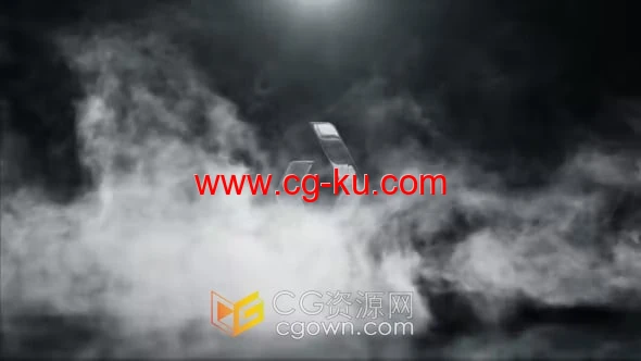 AE模板-神秘感烟雾标志动画Platinum In Smoke Logo Reveal的图片1