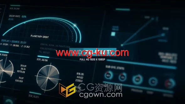 HUD Relativity AE模板150个科技元素动画下载的图片1
