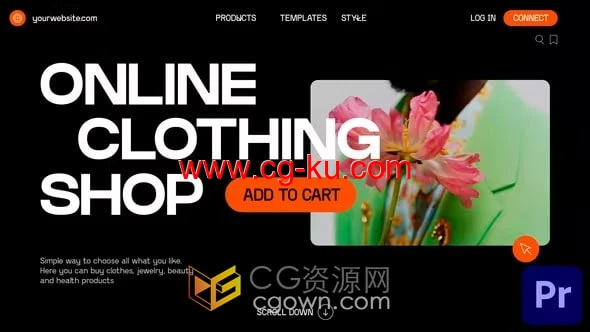 美容产品广告视频网上商店介绍在线销售视频-PR模板的图片1