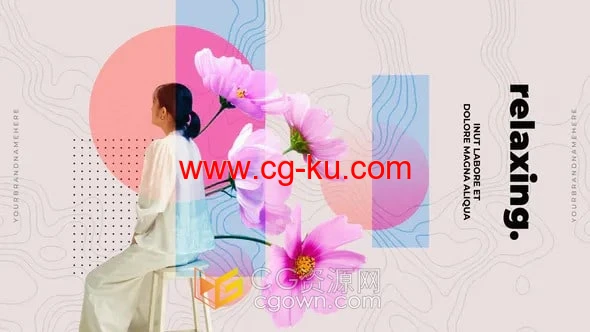 现代优雅艺术肖像照片相册时尚服饰产品展示AE广告视频模板的图片1