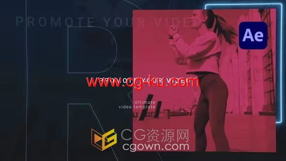 极限运动健身训练宣传视频片头4K分辨率-AE模板的图片1