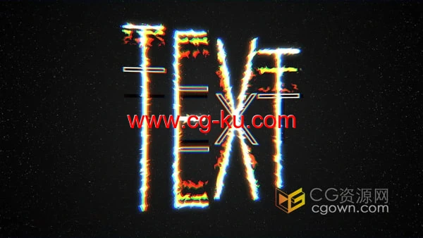 学习AE如何制作颜色纹理和火焰文本动画文字效果教程的图片1