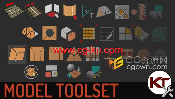 Maya插件KT Modeling Toolset V1.3 建模工具箱的图片1