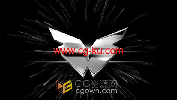 光泽金属LOGO动画视频片头标志效果-AE模板下载的图片1