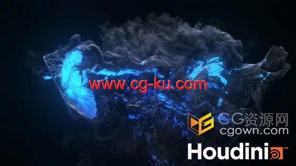 Houdini教程制作蝴蝶粒子烟雾特效Magical Butterfly FX的图片1