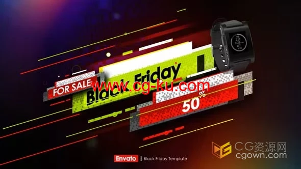 电子商务网上商店折扣促销双十一活动广告视频-AE模板的图片1