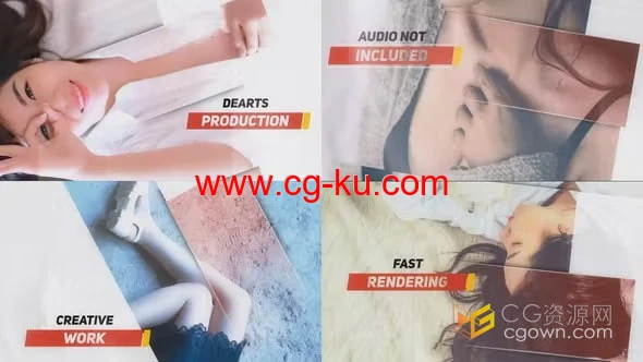 新媒体幻灯片宣传介绍相册视频动画-AE模板下载的图片1