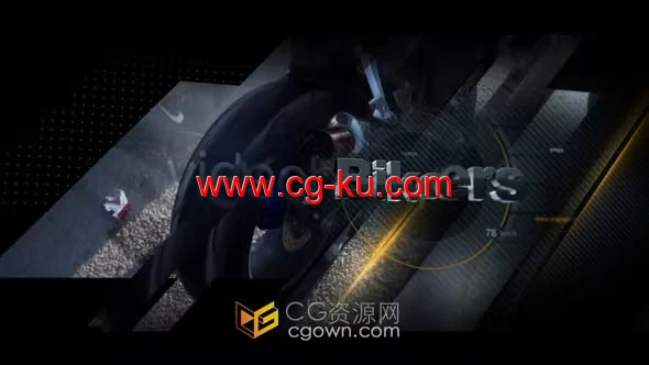 体育运动赛车比赛开场视频片头动画制作-AE模板的图片1