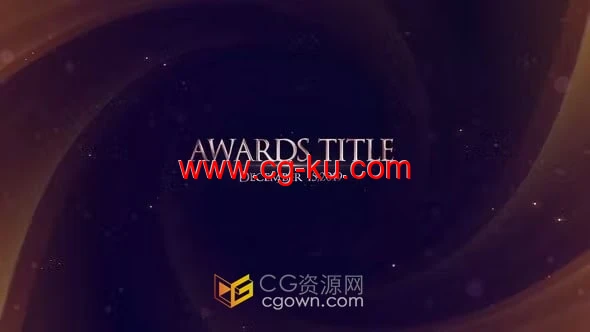 闪光金色公司晚会活动光荣榜最佳员工介绍宣传视频-AE模板的图片1