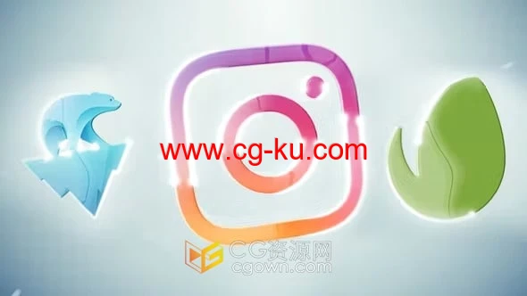 光泽明亮企业视频片头品牌LOGO动画-AE模板下载的图片1