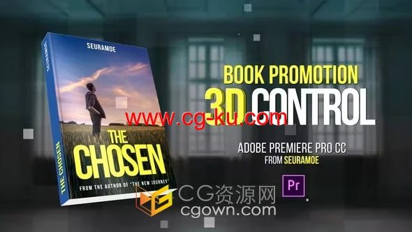 PR模板-3D图书推广作者畅销书箱新书小说出版物书店广告视频的图片1