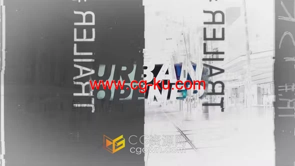 快闪片头城市快速宣传体育赛事预告游戏活动开场-AE视频模板的图片1