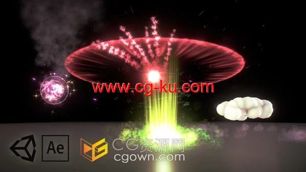 学习Unity和AE创建游戏中高级粒子视觉特效视频教程的图片1