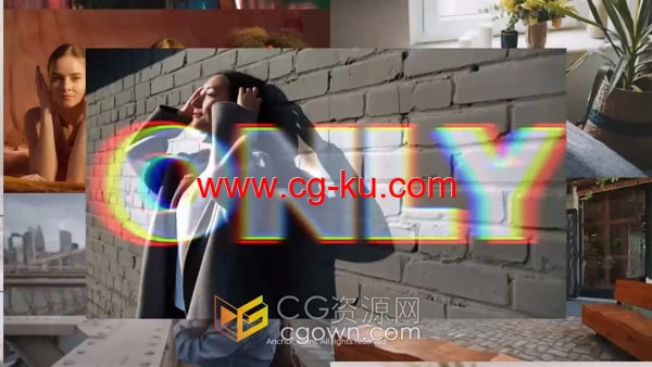 AE视频模板-简约时尚品牌介绍片头模特展示城市街头服饰广告的图片1