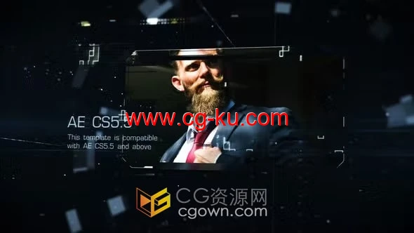 现代高科技企业宣传片介绍推广视频动画制作-AE模板的图片1