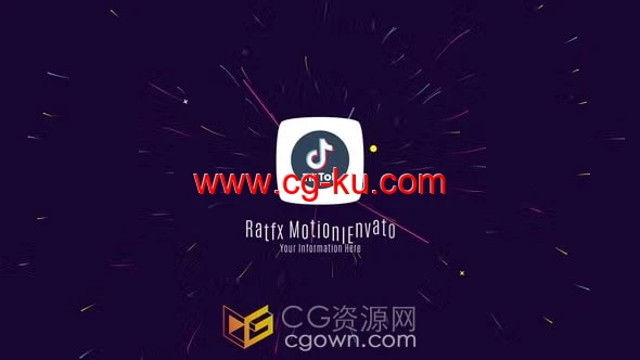 简约图形动画MG元素LOGO视频片头-AE模板的图片1