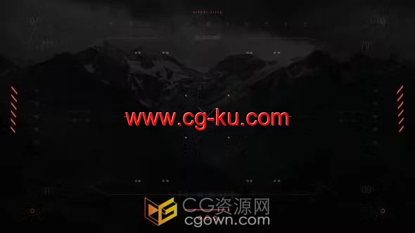 AE模板-Hud屏幕录像效果摄像机军事现代标题ui屏幕科技元素的图片1