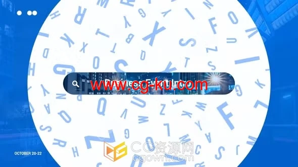 AE模板-商务演讲座谈会开场白业务活动介绍视频广告的图片1