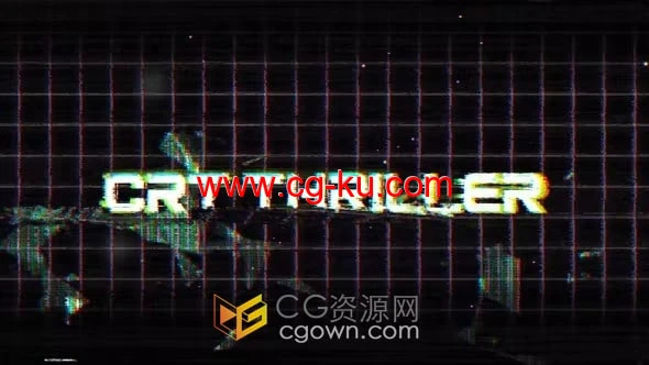 AE模板-VHS Thriller故障录制画面效果惊悚悬疑电影视频预告片的图片1