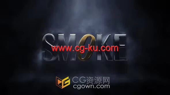 烟雾特效环境LOGO三维动画视频片头-AE模板下载的图片1