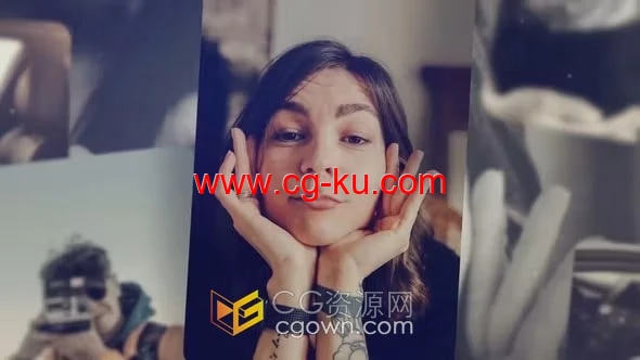 照片幻灯片AE模板优雅回忆浪漫旅行情人婚礼视频相册的图片1